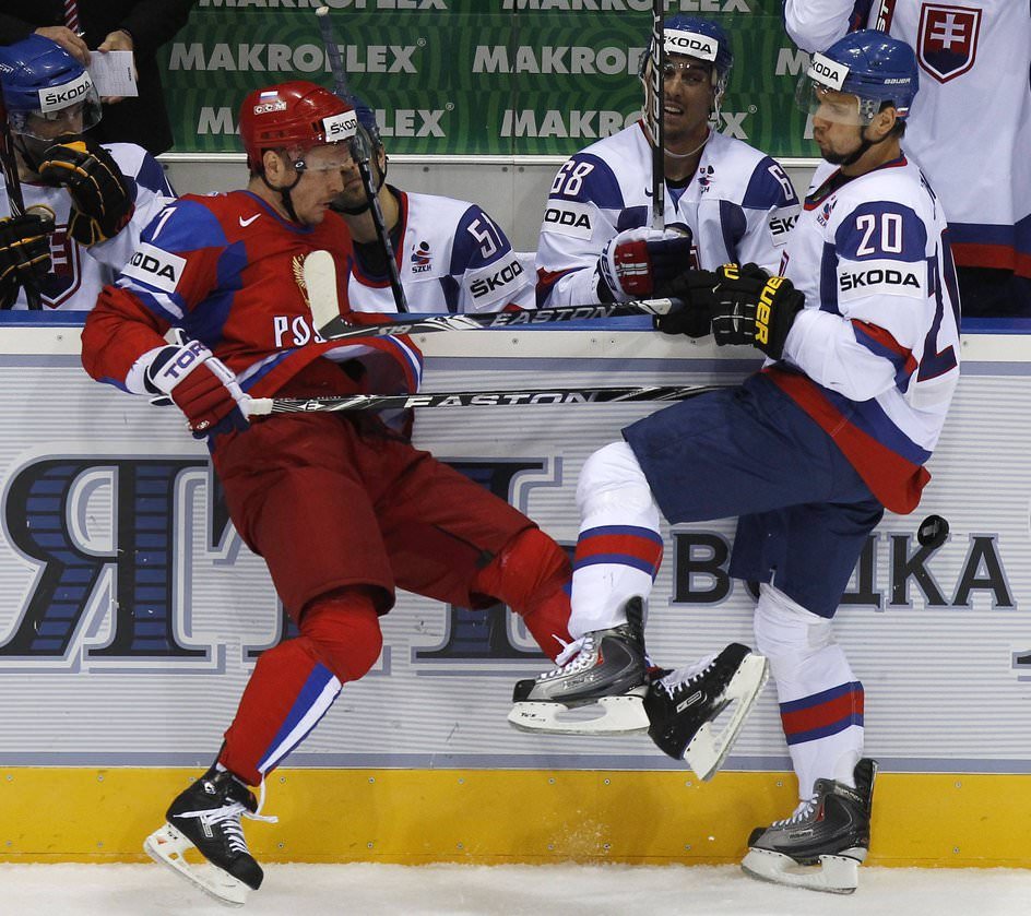 Хоккейный матч Россия-Словакия 3 мая 2011